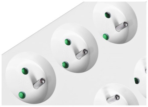 Listwa przeciwprzepięciowa EATON PB6F (6 x UTE; 10 A; kolor biały) EATON Listwa przeciwprzepięciowa EATON PB6F (6 x UTE; 10 A; kolor biały) EATON