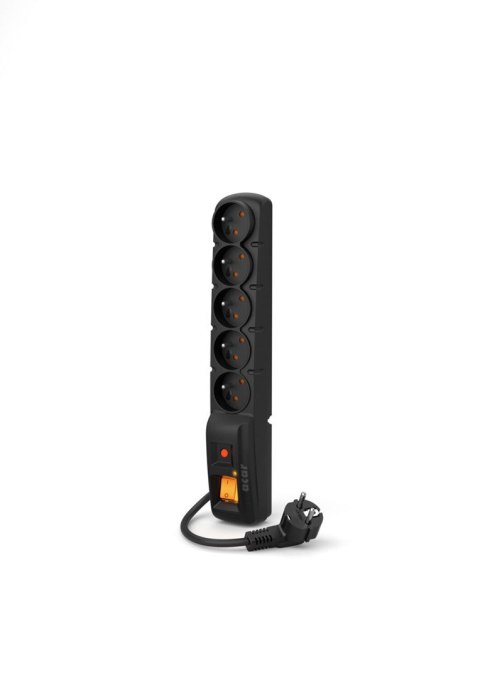 Listwa zasilająca Acar F5 (1,5m ; czarny) Acar