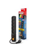 Listwa zasilająca Acar F5 (1,5m ; czarny) Acar