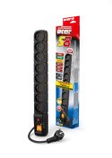Listwa zasilająca Acar S8 (3m ; czarny) Acar