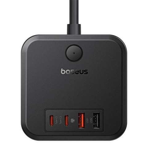 Listwa zasilająca Baseus PowerCombo 3AC+2U+2C 30W EU (1,5m; czarny) Baseus Listwa zasilająca Baseus PowerCombo 3AC+2U+2C 30W EU (1,5m; czarny) Baseus