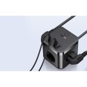 Listwa zasilająca Baseus PowerCombo 3AC+2U+2C 30W EU (1,5m; czarny) Baseus