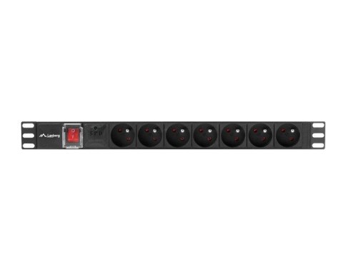 Listwa zasilająca Lanberg PDU-07E-0200-BK (16 A; 2m; kolor czarny) Lanberg Listwa zasilająca Lanberg PDU-07E-0200-BK (16 A; 2m; kolor czarny) Lanberg