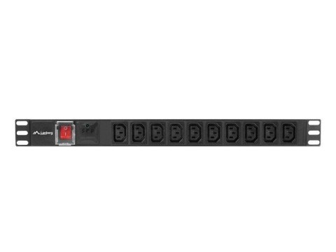 Listwa zasilająca Lanberg PDU-10I-0200-IEC-BK (10 gniazd w standardzie IEC320; 10 A; 2m; kolor czarny) Lanberg Listwa zasilająca Lanberg PDU-10I-0200-IEC-BK (10 gniazd w standardzie IEC320; 10 A; 2m; kolor czarny) Lanberg
