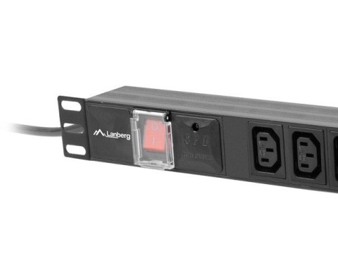 Listwa zasilająca Lanberg PDU-10I-0200-IEC-BK (10 gniazd w standardzie IEC320; 10 A; 2m; kolor czarny) Lanberg Listwa zasilająca Lanberg PDU-10I-0200-IEC-BK (10 gniazd w standardzie IEC320; 10 A; 2m; kolor czarny) Lanberg