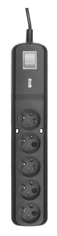 Listwa zasilająca Lestar LV530W 2,5m (5 x UTE; 10 A; 2,5m; kolor czarny) Lestar Listwa zasilająca Lestar LV530W 2,5m (5 x UTE; 10 A; 2,5m; kolor czarny) Lestar