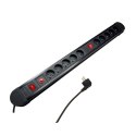MACLEAN LISTWA ZASILAJĄCA 10 GNIAZD 3680W MCE10 Maclean