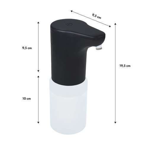 PROMEDIX DOZOWNIK MYDŁA ŻELU PŁYNU DO DEZYNFEKCJI 300 ML, DYSPENSER, CZARNY PR-540 B ProMedix PROMEDIX DOZOWNIK MYDŁA ŻELU PŁYNU DO DEZYNFEKCJI 300 ML, DYSPENSER, CZARNY PR-540 B ProMedix