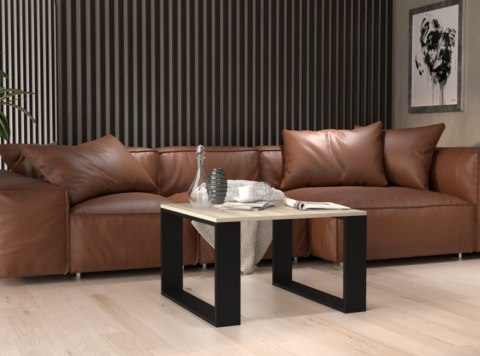 Stolik MODERN MINI 67x67xH40 sonoma/czarny TOP E SHOP Stolik MODERN MINI 67x67xH40 sonoma/czarny TOP E SHOP