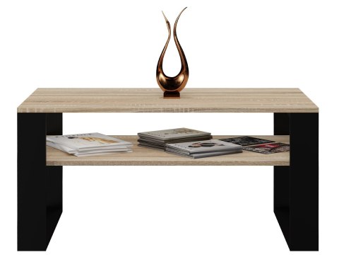 Stolik ława MODERN 1P 90x58xH50 sonoma/czerń TOP E SHOP Stolik ława MODERN 1P 90x58xH50 sonoma/czerń TOP E SHOP