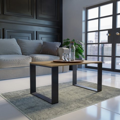 Stolik ława MODERN 90x58xH50 artisan/czarny TOP E SHOP Stolik ława MODERN 90x58xH50 artisan/czarny TOP E SHOP