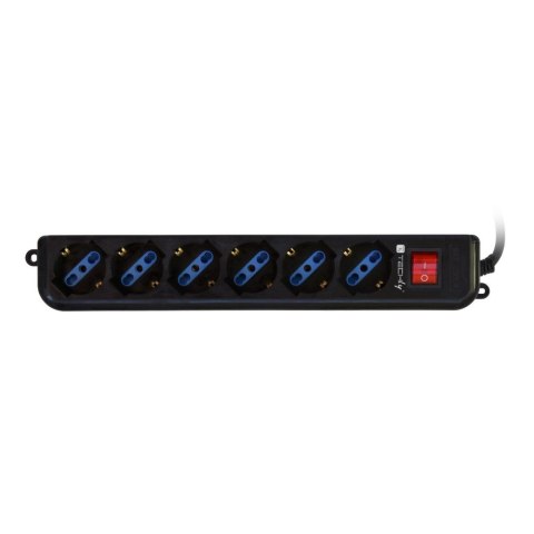 TECHLY LISTWA ZASILAJĄCA Z KABLEM DO UPS - 6 GNIAZ TECHly TECHLY LISTWA ZASILAJĄCA Z KABLEM DO UPS - 6 GNIAZ TECHly