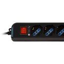 TECHLY LISTWA ZASILAJĄCA Z KABLEM DO UPS - 6 GNIAZ TECHly