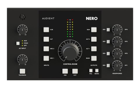 Audient NERO - Kontroler monitorów odsłuchowych Audient Audient NERO - Kontroler monitorów odsłuchowych Audient