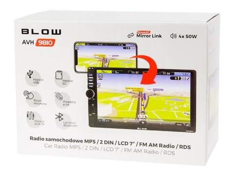 BLOW RADIO AVH-9810 2DIN 7" BLOW BLOW RADIO AVH-9810 2DIN 7" BLOW