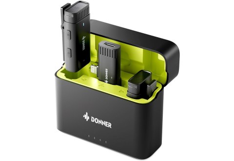DONNER VPM10 - Mikrofon bezprzewodowy typu Wireless dla urządzeń iOS DONNER DONNER VPM10 - Mikrofon bezprzewodowy typu Wireless dla urządzeń iOS DONNER