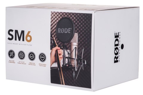 RODE SM6 - Uchwyt elastyczny z pop-filtrem RODE RODE SM6 - Uchwyt elastyczny z pop-filtrem RODE
