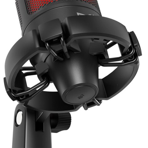 SAVIO MIKROFON GAMINGOWY NA TRÓJNOGU Z PODŚWIETLENIEM SONAR PRO 01, USB, KOSZYK ANTYWSTRZĄSOWY SAVIO SAVIO MIKROFON GAMINGOWY NA TRÓJNOGU Z PODŚWIETLENIEM SONAR PRO 01, USB, KOSZYK ANTYWSTRZĄSOWY SAVIO