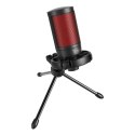 SAVIO MIKROFON GAMINGOWY NA TRÓJNOGU Z PODŚWIETLENIEM SONAR PRO 01, USB, KOSZYK ANTYWSTRZĄSOWY SAVIO