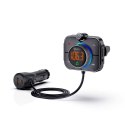 SAVIO TR-14 TRANSMITER SAMOCHODOWY FM Z BLUETOOTH I ŁADOWARKĄ,QUICK CHARGE 3.0 I POWER DELIVERY, RED. SZUMÓW SAVIO