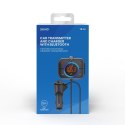 SAVIO TR-14 TRANSMITER SAMOCHODOWY FM Z BLUETOOTH I ŁADOWARKĄ,QUICK CHARGE 3.0 I POWER DELIVERY, RED. SZUMÓW SAVIO