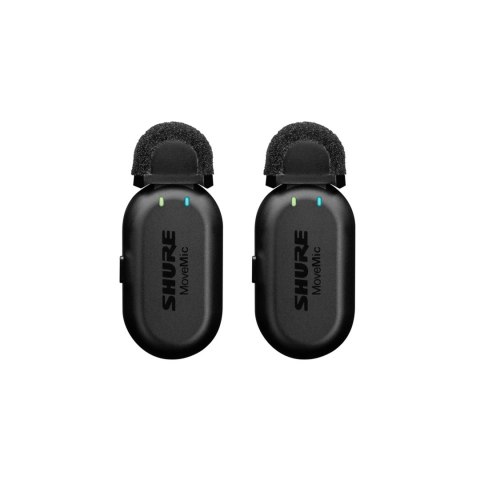 Shure MV-TWO-Z6 - Dwa bezprzewodowe mikrofony MoveMic MV-LAV, case ładujący SHURE Shure MV-TWO-Z6 - Dwa bezprzewodowe mikrofony MoveMic MV-LAV, case ładujący SHURE