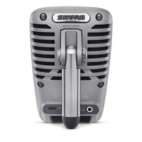 Shure MV51/A - Cyfrowy mikrofon pojemnościowy SHURE Shure MV51/A - Cyfrowy mikrofon pojemnościowy SHURE