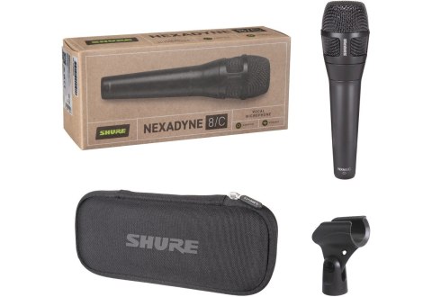 Shure NXN8/C - Mikrofon dynamiczny Nexadyne, Kardioidalny ze złączem XLR, czarny SHURE Shure NXN8/C - Mikrofon dynamiczny Nexadyne, Kardioidalny ze złączem XLR, czarny SHURE
