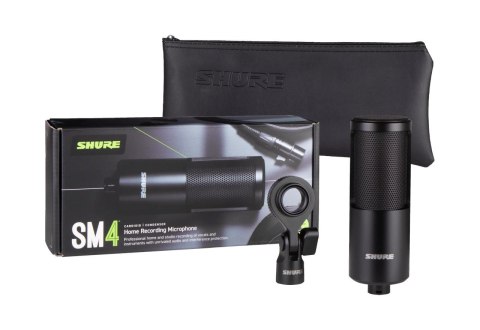 Shure SM4-K - Mikrofon pojemnościowy, zewnętrznie polaryzowany SHURE Shure SM4-K - Mikrofon pojemnościowy, zewnętrznie polaryzowany SHURE