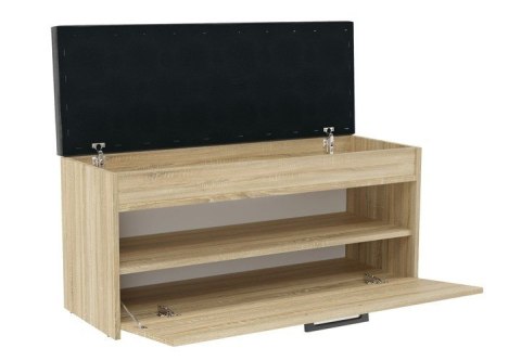 Szafka na buty ze schowkiem PARMA 100x35xH49 sonoma TOP E SHOP Szafka na buty ze schowkiem PARMA 100x35xH49 sonoma TOP E SHOP