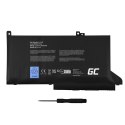 GREEN CELL BATERIA DE127V2 DJ1J0 DO DELL LATITUDE 7280 7290 7380 7390 7480 7490 2700MAH 11.4V Green Cell