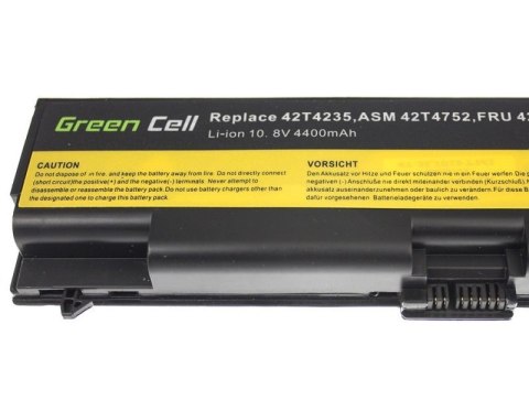 GREEN CELL BATERIA LE05 DO LENOVO 42T4795 4400 MAH 10.8V Green Cell GREEN CELL BATERIA LE05 DO LENOVO 42T4795 4400 MAH 10.8V Green Cell