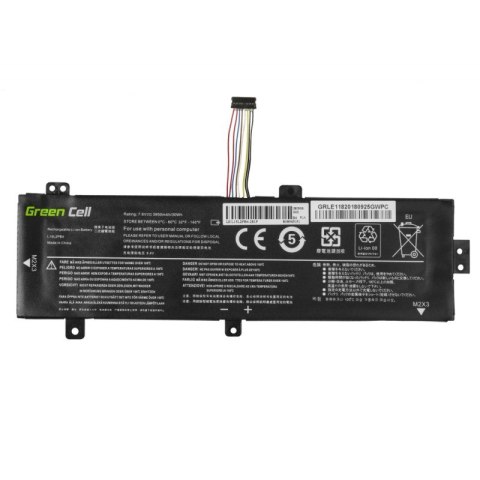 GREEN CELL BATERIA LE118 L15C2PB3 L15L2PB4 L15M2PB3 L15S2TB0 DO LENOVO IDEAPAD 310 310-15IKB 510 510-15ISK 3500MAH 7.6V Green Cell GREEN CELL BATERIA LE118 L15C2PB3 L15L2PB4 L15M2PB3 L15S2TB0 DO LENOVO IDEAPAD 310 310-15IKB 510 510-15ISK 3500MAH 7.6V Green Cell