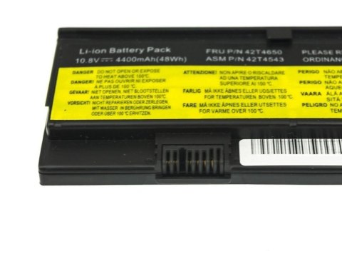 GREEN CELL BATERIA LE16 42T4650 DO LENOVO THINKPAD X200 X201 X200S X201I 4400 MAH 10.8V Green Cell GREEN CELL BATERIA LE16 42T4650 DO LENOVO THINKPAD X200 X201 X200S X201I 4400 MAH 10.8V Green Cell