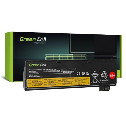 GREEN CELL BATERIA LE95 01AV424 DO LENOVO THINKPAD T470 T570 A475 P51S T25 4400 MAH 10.8V Green Cell GREEN CELL BATERIA LE95 01AV424 DO LENOVO THINKPAD T470 T570 A475 P51S T25 4400 MAH 10.8V Green Cell
