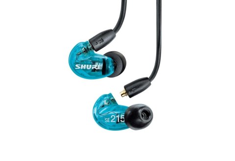 Shure SE215DYBL+UNI-EFS - Słuchawki douszne AONIC215 z pojedynczym przetwornikiem i kablem 3.5mm (niebieskie) SHURE Shure SE215DYBL+UNI-EFS - Słuchawki douszne AONIC215 z pojedynczym przetwornikiem i kablem 3.5mm (niebieskie) SHURE