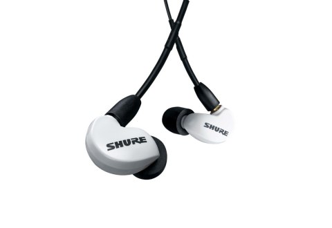 Shure SE215DYWH+UNI-EFS - Słuchawki douszne AONIC215 z pojedynczym przetwornikiem i kablem 3.5mm (białe) SHURE Shure SE215DYWH+UNI-EFS - Słuchawki douszne AONIC215 z pojedynczym przetwornikiem i kablem 3.5mm (białe) SHURE