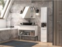Szafka łazienkowa NEL I 31x30xH174 biel połysk TOP E SHOP