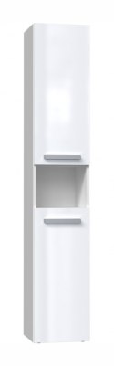 Szafka łazienkowa NEL III 31x30xH174 biel połysk TOP E SHOP