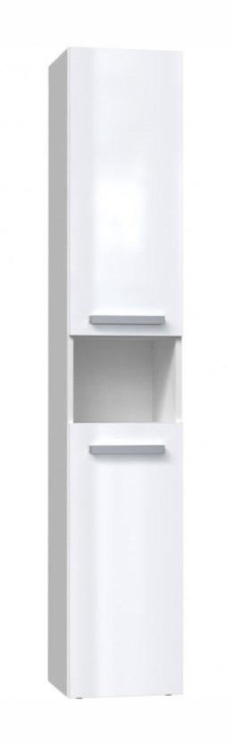 Szafka łazienkowa NEL III 31x30xH174 biel połysk TOP E SHOP