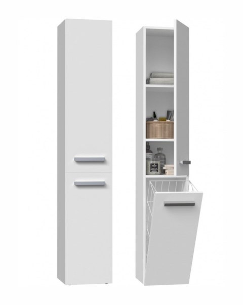 Szafka łazienkowa NEL IV 31x30xH174 biel mat TOP E SHOP Szafka łazienkowa NEL IV 31x30xH174 biel mat TOP E SHOP