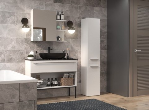 Szafka łazienkowa NEL IV 31x30xH174 biel mat TOP E SHOP Szafka łazienkowa NEL IV 31x30xH174 biel mat TOP E SHOP