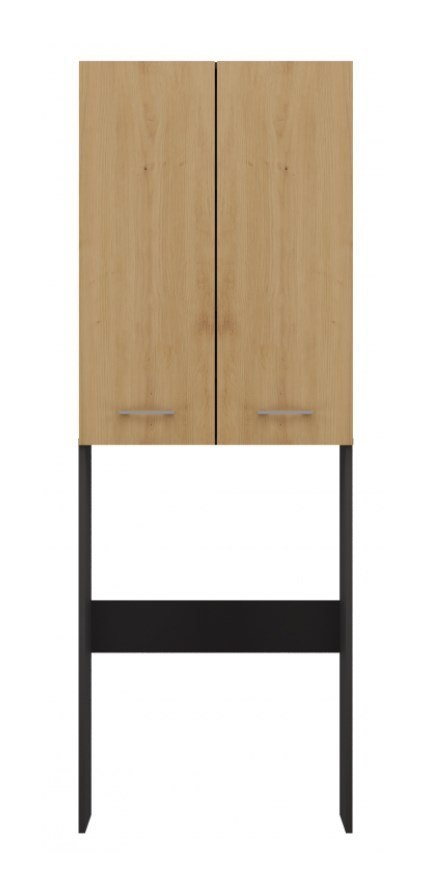 Szafka łazienkowa POLA DD 64x30xH180 antracyt/artisan TOP E SHOP