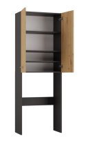 Szafka łazienkowa POLA DD 64x30xH180 antracyt/artisan TOP E SHOP