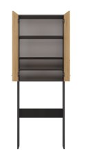 Szafka łazienkowa POLA DD 64x30xH180 antracyt/artisan TOP E SHOP
