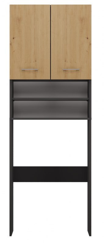 Szafka na pralkę POLA DK 64x30xH180 antracyt/artisan TOP E SHOP Szafka na pralkę POLA DK 64x30xH180 antracyt/artisan TOP E SHOP