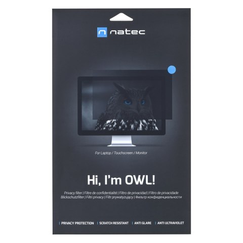 NATEC FILTR PRYWATYZUJĄCY OWL 15.6" 16:9 NFP-1475 NATEC NATEC FILTR PRYWATYZUJĄCY OWL 15.6" 16:9 NFP-1475 NATEC