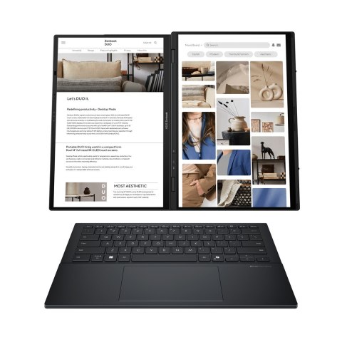 ASUS Zenbook Duo UX8406CA-PZ068X ARL H Core Ultra 9 14.0" 3K 120Hz 400nits Glossy 32GB LPDDR5X SSD2TB Intel Arc Graphics WLAN+BT ASUS ASUS Zenbook Duo UX8406CA-PZ068X ARL H Core Ultra 9 14.0" 3K 120Hz 400nits Glossy 32GB LPDDR5X SSD2TB Intel Arc Graphics WLAN+BT ASUS