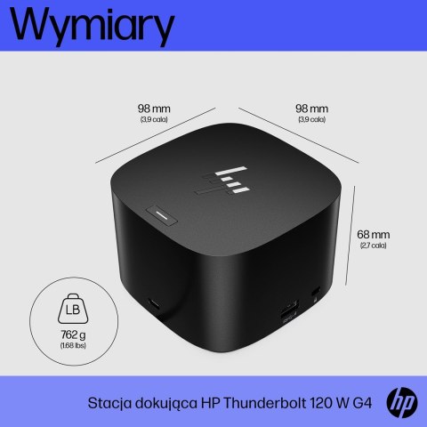 Stacja dokujaca HP Thunderbolt Dock G4 USB-C 120W Hewlett-Packard Stacja dokujaca HP Thunderbolt Dock G4 USB-C 120W Hewlett-Packard