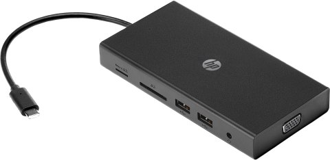 Stacja dokująca HP Travel USB-C Universal Multiport Hub czarna 1C1Y5AA Hewlett-Packard Stacja dokująca HP Travel USB-C Universal Multiport Hub czarna 1C1Y5AA Hewlett-Packard